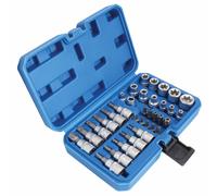 Socket et jeu de bits SATRA S-34TES; 3/8''; 34 unités