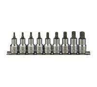 Socket et jeu de bits Teng Tools M1213TX; TORX; 1/2''; 9 unités