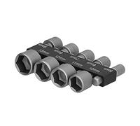 Socket hex fiche 9pcs | 5-13 mm Bits de conducteur de noix en acier en alliage chromé | Outil de fixation pour les outils motorisés/l'automatisation de bureau/machines