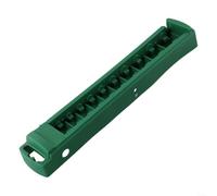 Socket Organizer Rail 1/4 3/8 1/2 Inch Drive Green ABS Green ABS Socket Holder Rail for 1/4 3/8 1/2 Dr Sockets Mechanic Socket Storage Clip for 1/4 3/8 1/2 Inch Tools Socket Organizer for(Short 9.5mm)