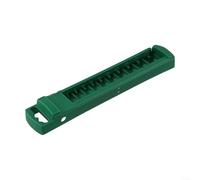 Socket Organizer Rail 1/4 3/8 1/2 Inch Drive Green ABS Green ABS Socket Holder Rail for 1/4 3/8 1/2 Dr Sockets Mechanic Socket Storage Clip for 1/4 3/8 1/2 Inch Tools Socket Organizer (Short 6.35mm)