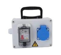 Socket Power Box, Boîte de Distribution Extérieure IP44 pour IP67 Water Work 175x125x75 Mm pour la Construction d'une Usine d'atelier