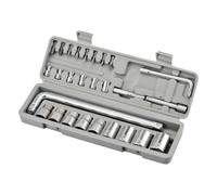 Socket Set 97 Pc 1/4 3/8 1/2 Drive Chrome Vanadium Kit With Case