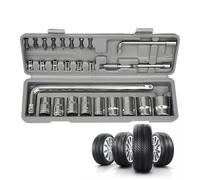 Socket Set, Mechanic Repair Hand Tool Kit with Storage Case, Workshop Utili