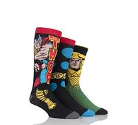 SockShop Hommes 3 Paires Marvel Thor et Loki Chaussettes en Coton