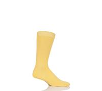 SockShop Hommes Colour Burst Plaine Bambou Chaussettes avec Coutures lisses aux orteils Paquet de 1 Bonjour Soleil 40-46