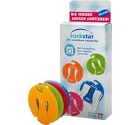 SOCKSTAR Clip à Chaussettes Basic Line - Family Pack (20 pièces) - Clips lavables pour garder les chaussettes ensemble - Pour lave-linge et sèche-linge - Fabriqué en Allemagne