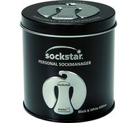 SOCKSTAR Clip à Chaussettes Premium - Coffret Cadeau Édition Noir & Blanc (20 pièces) - Clips lavables pour Lave-Linge et sèche-Linge - Fabriqué en Allemagne