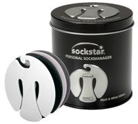 SOCKSTAR Clip à Chaussettes Premium - Coffret Cadeau Édition Noir & Blanc (20 pièces) - Clips lavables pour Lave-Linge et sèche-Linge - Fabriqué en Allemagne