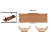 Occre 19139 Base en Bois Pour Exposition Titanic (380x120 MM) - Couleur Noir