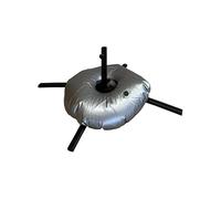 Socle croisillons métal et bouée de lestage pour drapeau INTERFLAG®