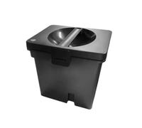 Socle D'aspirateur Noir Avec Réservoirs D'eau Propre Et D'eau Sale (réservoirs D'eau En Option). Compatible Avec Roborock Qrevo Master/Q Revo S/Q Revo MaxV / P10S Pro(Package 2)