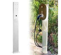Socle de borne de recharge pour véhicules électriques - Support de chargeur robuste et base de connexion murale pour une utilisation domestique et commerciale | Compatible avec toutes les vo
