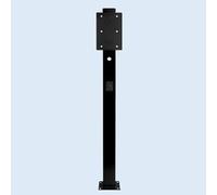 Socle de borne de recharge pour véhicules électriques - Support intérieur/extérieur durable avec organiseur de câbles - Colonne de recharge rapide et efficace pour véhicules électriques et v