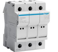 Socle de fusible 3P 3P modulaire 10x38mm 32A 690VAC LSN503