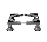Socle de Machine à Laver 4 Pieds Rembourrés Support Électroménager pour réfrigérateur sèche-Linge et congélateur Largeur réglable en Hauteur (40-65cm,12-14cm)