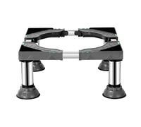 Socle de Machine à Laver 4 Pieds Rembourrés Support Électroménager pour réfrigérateur sèche-Linge et congélateur Largeur réglable en Hauteur (40-65cm,21-24cm)