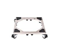 Socle de machine à laver mobile et réglable pour réfrigérateur Longueur/largeur 43-66cm Base de Réfrigérateur de sèche-linge Chariot De Transport Charge 300 kg 4 roulettes (primary color)