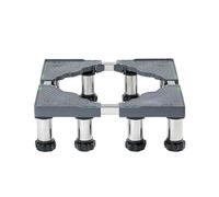 Socle de Machine à Laver Socle de Machine à Laver pour réfrigérateur Réduction du Bruit Antichoc Effet Sèche-Linge largeur réglable 45-70 cm 8 Pieds Haute:14-17cm