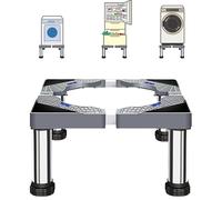 Socle de Machine à Laver Socle de Machine à Laver pour réfrigérateur, sèche-Linge et congélateur Charge de l'ours 150kg, Largeur réglable en Hauteur (40-60cm,17-20cm)