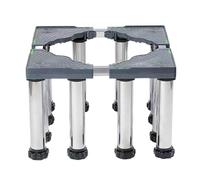 Socle de Machine à Laver Socle de Machine à Laver RéDuction Du Bruit Antichoc Support Lourd Support De Base pour RéFrigéRateur RéGlable 45-70cm 12 Pieds Charge l'ours 125kg Hauteur:29-32cm