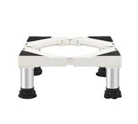 Socle de machine à réfrigérateur socle réglable pour lave-vaisselle avec 4 rembourrés charge maximale 200 kg hauteur 18-21 cm socle de machine à Équipement statique largeur réglable 37-56 cm