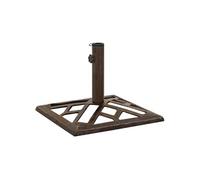 Socle de parasol Bronze 44x44x31 cm Fonte