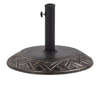 Socle De Parasol Capaci Marron Rond Marron