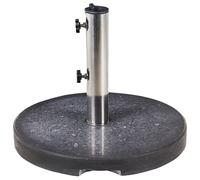 Socle De Parasol Ceggia Noir Rond Noir