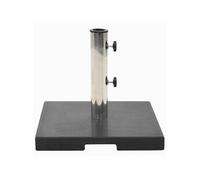 Socle de parasol Granite 20 kg Carré Noir
