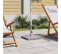Socle de Parasol Granite 20 kg Carré Noir Base Parasol Support Parasol vidaXL