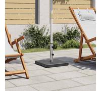 Socle de Parasol Granite 20 kg Carré Noir Base Parasol Support Parasol vidaXL