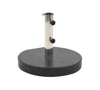 Socle de parasol Granite 28,5 kg Rond Noir Noir G