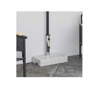 Socle de Parasol Base Pied Support Jardin Terrasse Extérieur Granite vidaXL