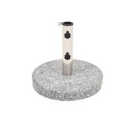 vidaXL Socle de parasol Granite rond 22 kg