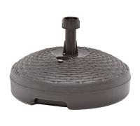 Vidaxl Socle De Parasol Rempli De Sable/D'eau 20 L Plastique Rotin