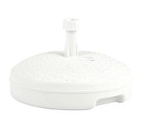 Socle de Parasol Rempli de Sable d'Eau 20 L Marron Plastique Rotin Base vidaXL