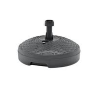 Socle de parasol rempli de sable/d'eau 20 L Plastique rotin