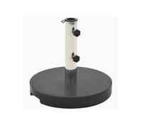 Socle de Parasol Granite 28,5 kg Rond Noir Base Support de Parasol vidaXL