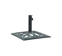 Socle de Parasol Base Pied Support Jardin Terrasse Patio Extérieur Fonte vidaXL
