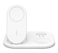 Socle de recharge 3 en 1 aimanté et pliable Belkin Boost Charge Blanc Blanc