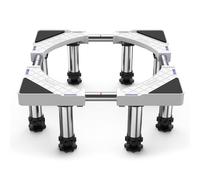 Socle de réfrigérateur DEWEL 8, hauteur 18-20 cm, base réglable, convient aux lave-vaisselle, congélateurs, armoires et appareils stationnaires (longueur 43-57 cm).