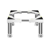 Socle de réfrigérateur Hauteur 14cm-17cm convient aux lave-vaisselle congélateurs Armoire de stérilisation armoires et appareils stationnaires Largeur réglable 45-65cm Blanc