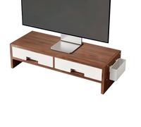 Socle De Surélévation pour Écran De Bureau,Support Ergonomique Robuste avec Extension - Support de Bureau pour Écran Surélevé,pour Famille Amis À Domicile Étude en Intérieur