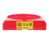 Socle D'extincteur au Sol en Plastique Rouge pour Voiture et Atelier | Base Compacte, Accès Rapide, Limite les Déplacements Coffre, pour Extincteurs Abc de 3 à 8kg