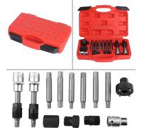 Socle d'extraction de roue libre, kit d'extraction de disque moteur en raison de la résistance de 13pcs antirust en acier au carbone pour les réparations automatiques