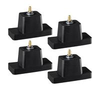 Socle en Caoutchouc pour Mini Split,4 Plots Amortisseurs pour Climatiseur - Base Caoutchouc pour Condenseur Climatisation,pour Maison Appartement Ferme Campagne Jardin Extérieur