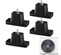 Socle en Caoutchouc pour Mini Split,4 Plots Isolateurs Amortisseurs De Vibrations | Base en Caoutchouc pour Climatiseur Split,Pour Maison, Appartement, Ferme, Jardin, Arrière-Cour