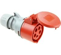 Socle enfichable Solera 903152a CETAC avec couvercle rouge IP44 16 A 400 V air