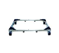 Socle Lave Linge Base de chariot pour machine à laver et réfrigérateur, roulettes pour réfrigérateur et congélateur, base mobile robuste avec roulettes pivotantes en caoutchouc verrouillable